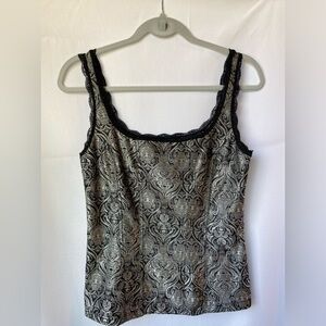 White House Black Market Corset Style Tank Top